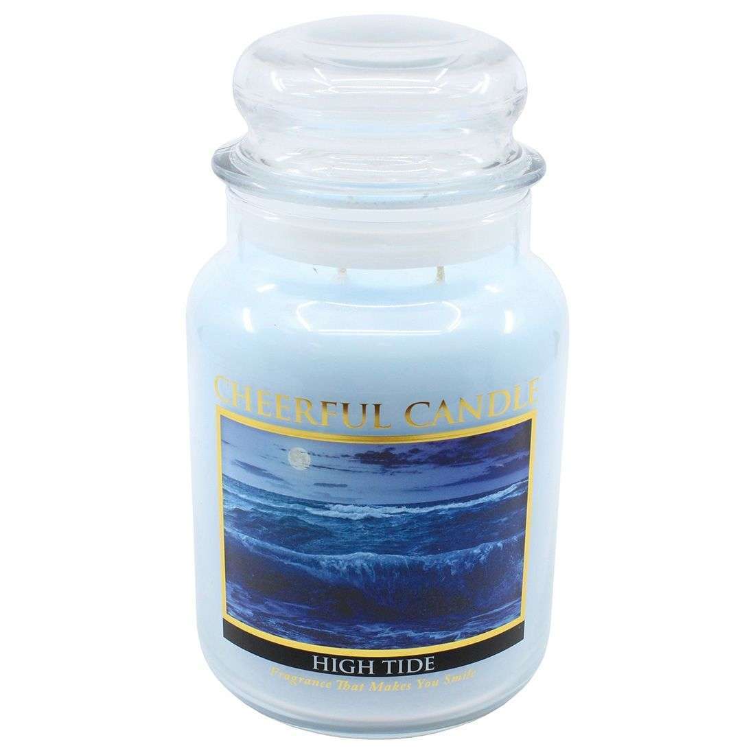 CHEERFUL CANDLE – HIGH TIDE SCENTED CANDLE 3 SIZES MADE IN USA